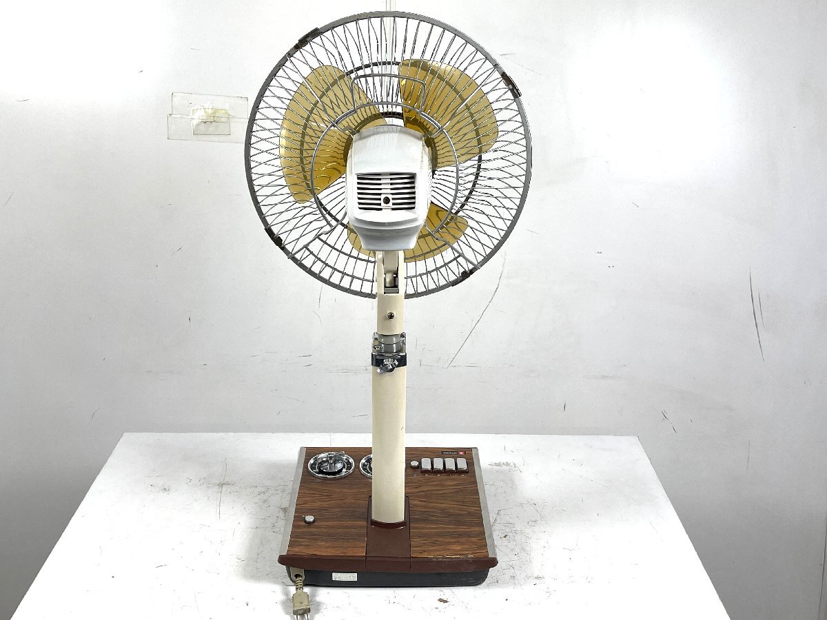 HITACHI 日立 扇風機 H-653 HITACHI 日立 扇風機 H-653 昭和レトロ ブラウン 【現状品