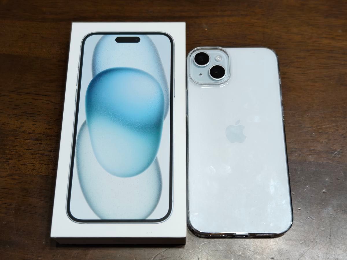 美品iPhone 15 Plus ブルー 128GB Simフリー+ケース|Yahoo 美品iPhone 15 Plus ブルー 128GB Simフリー+ケース|Yahoo