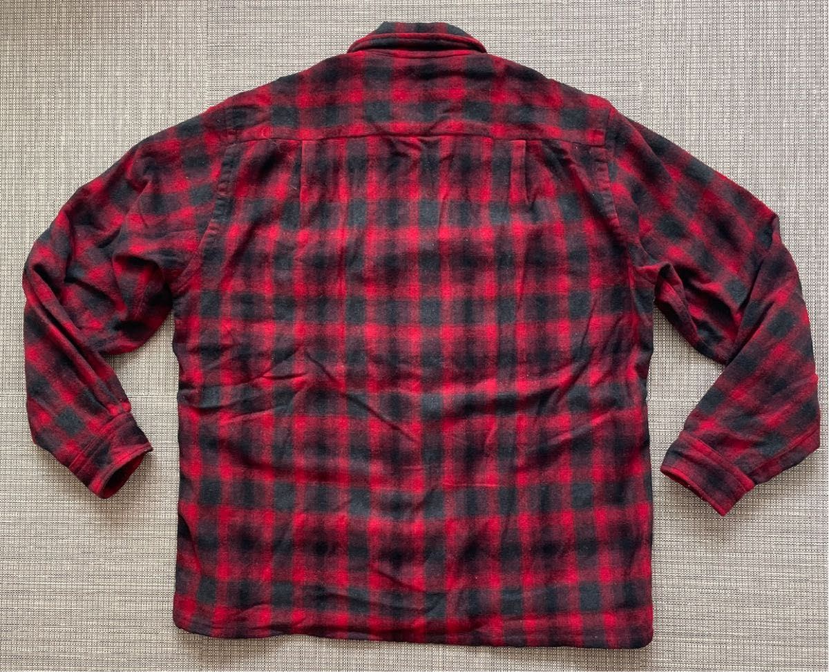 60s Green Bay オンブレシャドーチェックウールシャツ 60s Green Bay オンブレシャドーチェックウールシャツ
