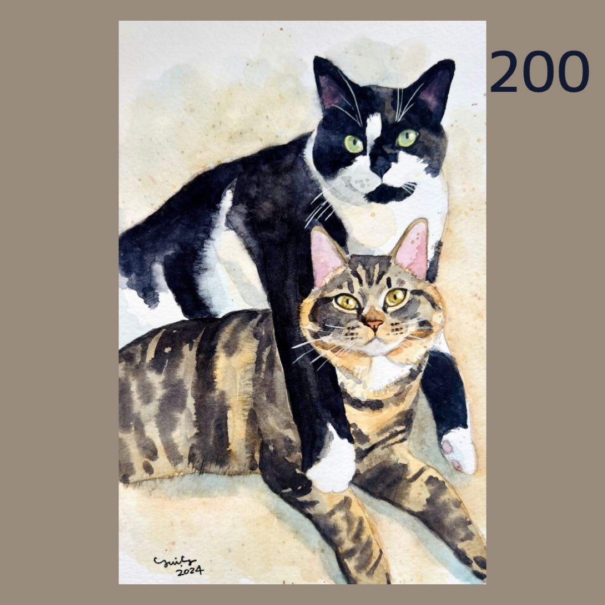 猫の絵200 水彩画 原画|Yahoo!フリマ(旧PayPayフリマ) 猫の絵200 水彩画 原画|Yahoo!フリマ(旧PayPayフリマ)