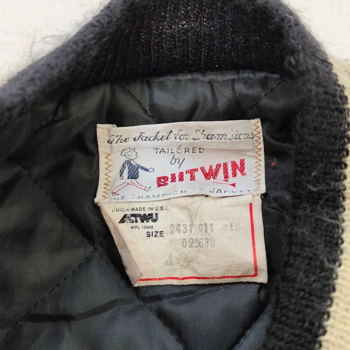 ヴィンテージ アメリカ製 60s 70s BUTWIN バトウィン スタジャン ヴィンテージ アメリカ製 60s 70s BUTWIN バトウィン スタジャン