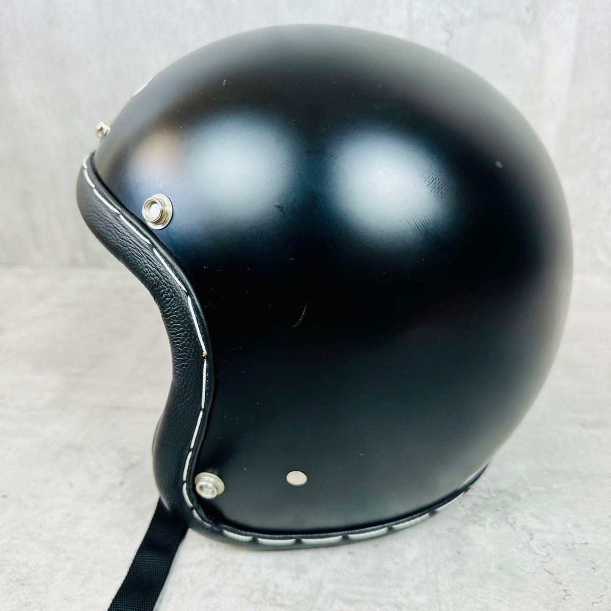 SHM タチバナ ハンドステッチ マットブラック 立花 ヘルメット M SHM タチバナ ハンドステッチ マットブラック 立花 ヘルメット M