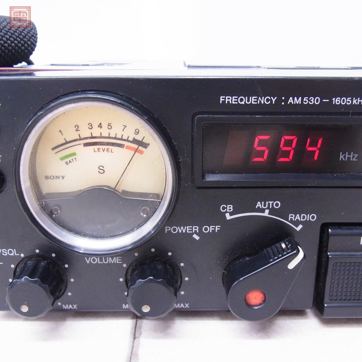 ソニー ICB-R5 CB無線機 8ch 500mW 市民ラジオ SONY【20 ソニー ICB-R5 CB無線機 8ch 500mW 市民ラジオ SONY【20