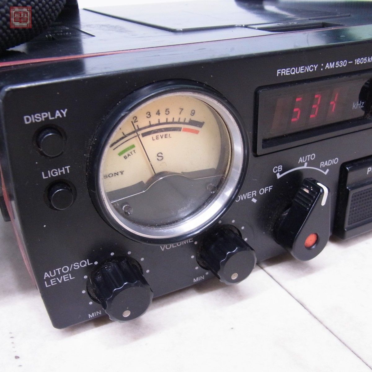ソニー ICB-R5 CB無線機 8ch 500mW 市民ラジオ SONY【20 ソニー ICB-R5 CB無線機 8ch 500mW 市民ラジオ SONY【20