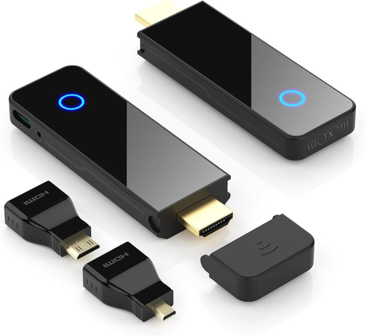 無線HDMIの送信機と受信機1080P無線HDMIの延長装置2.4/5GHz対応ビデオ/可聴周波伝達 ホームシアターのラップトップ
