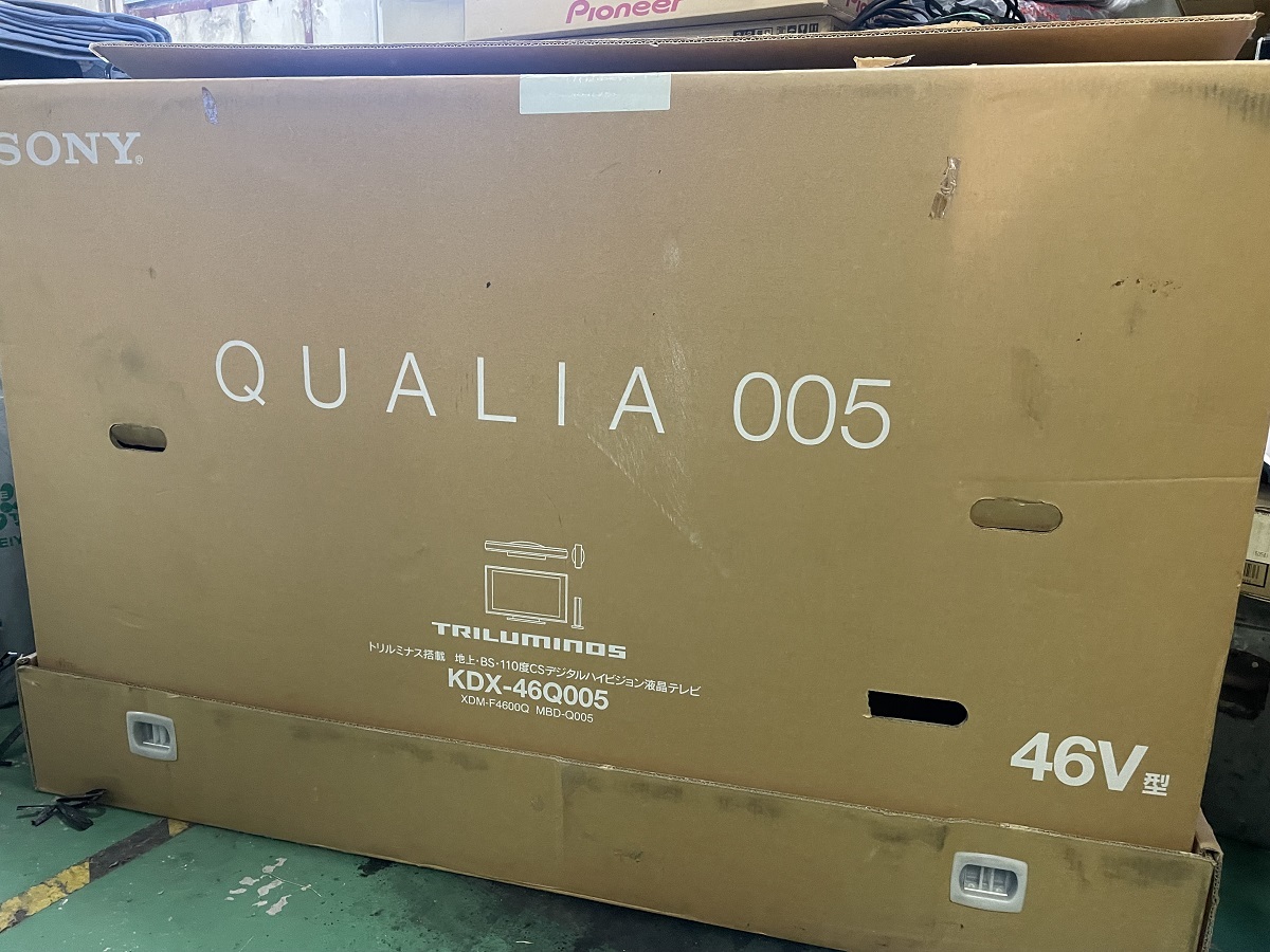 Yahoo!オークション - 引き取り限定 SONY QUALIA 005 46V型 KDX Yahoo!オークション - 引き取り限定 SONY QUALIA 005 46V型 KDX