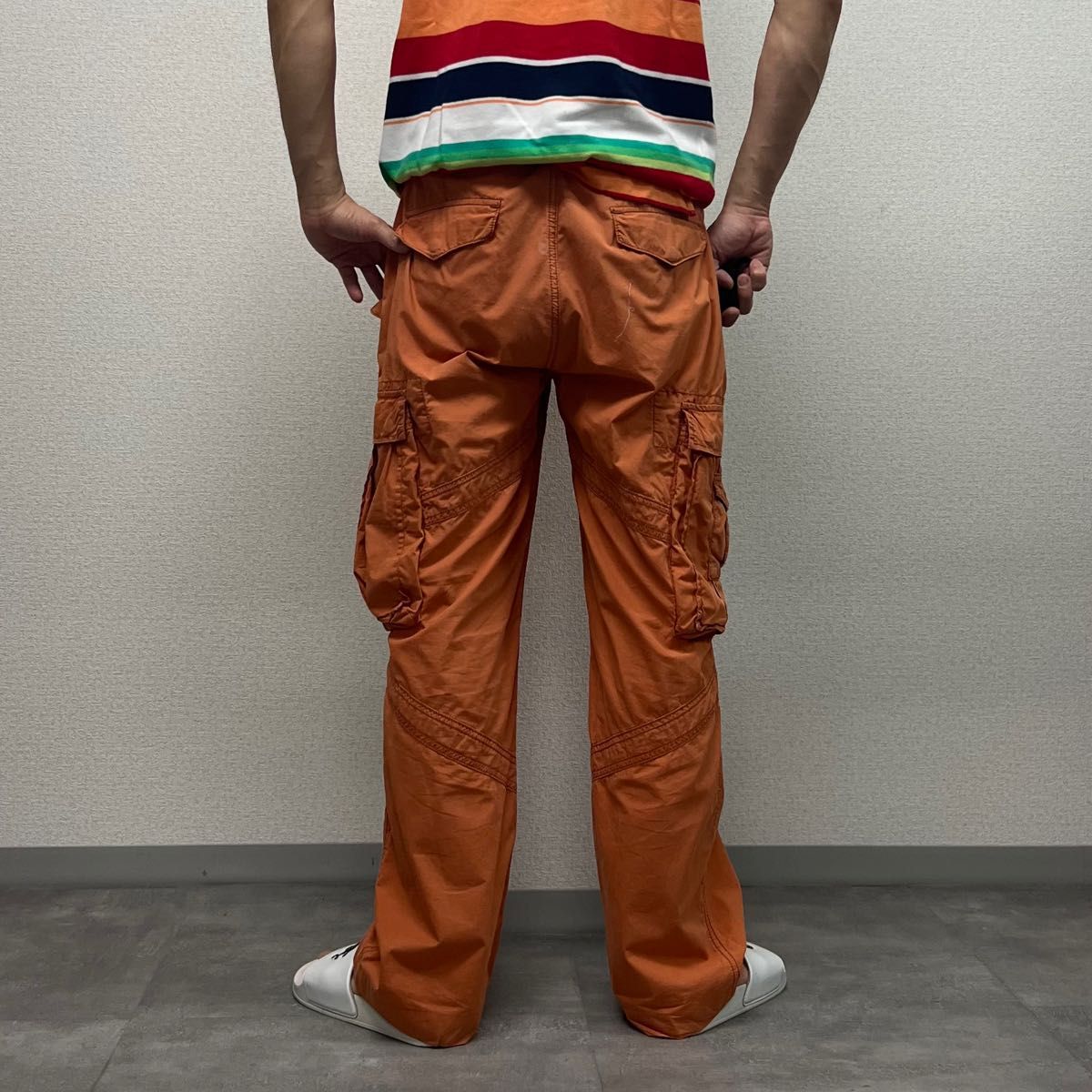 名作Ralph Laurenラルフローレンカーゴパラシュートパンツレア 名作Ralph Laurenラルフローレンカーゴパラシュートパンツレア