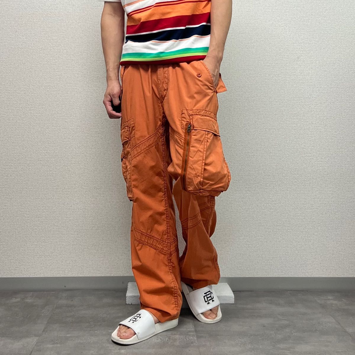 名作Ralph Laurenラルフローレンカーゴパラシュートパンツレア 名作Ralph Laurenラルフローレンカーゴパラシュートパンツレア