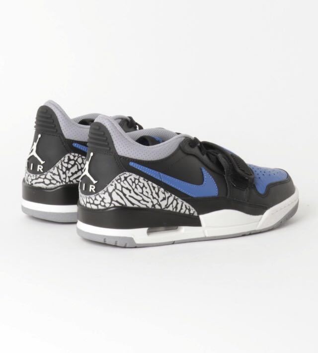 ★新品★ナイキ エアジョーダン レガシー312★27.5 US9.5★黒青 セメント★NIKE AIR JORDAN LEGACY 312 LOW BLACK/GAME ROYAL-WHITE-CEMENT_画像2