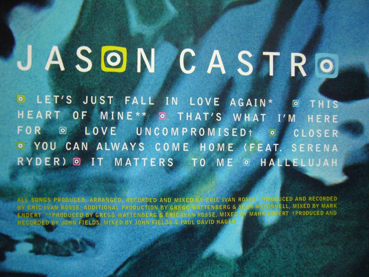 JASON CASTRO ／ ジェイソン カストロ ／ 即落札！_画像3