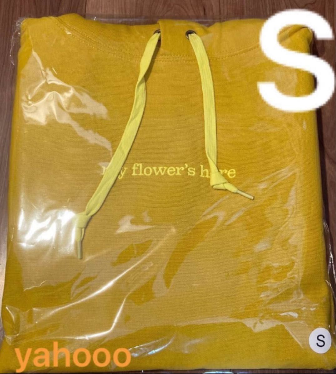 藤井風 my flower's here フーディ S SサイズMustard パーカー 藤井風 my flower's here フーディ S SサイズMustard パーカー