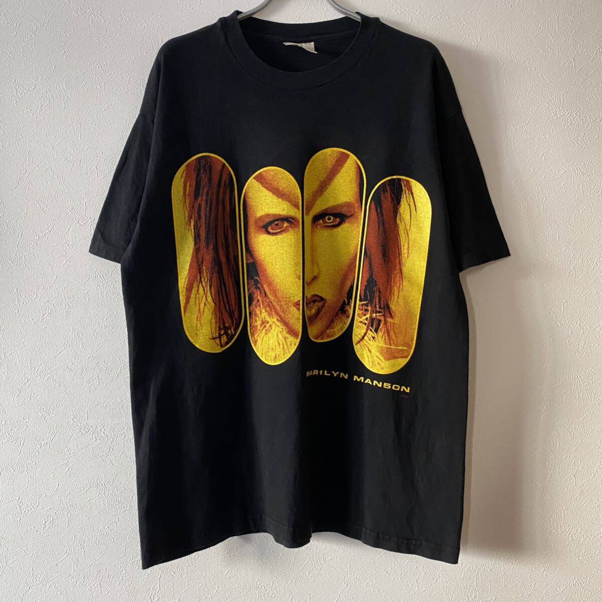 古着 90s Marilyn Manson Rock Is Dead Tee L Black マリリン 古着 90s Marilyn Manson Rock Is Dead Tee L Black マリリン