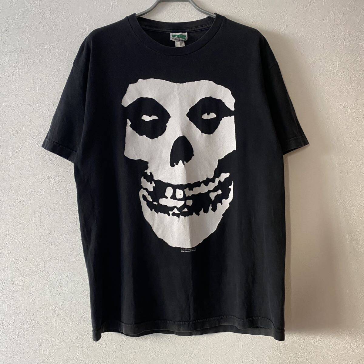 レア古着 Y2K Misfits Skull Face Tee L Black ミスフィッツ レア古着 Y2K Misfits Skull Face Tee L Black ミスフィッツ