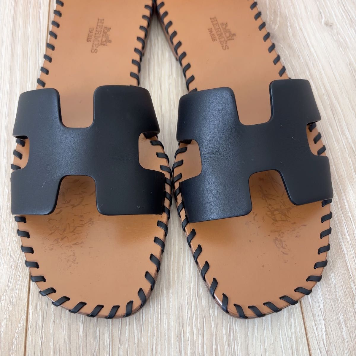 美品】エルメス オラン 36 ステッチ HERMES サンダル|Yahoo 美品】エルメス オラン 36 ステッチ HERMES サンダル|Yahoo