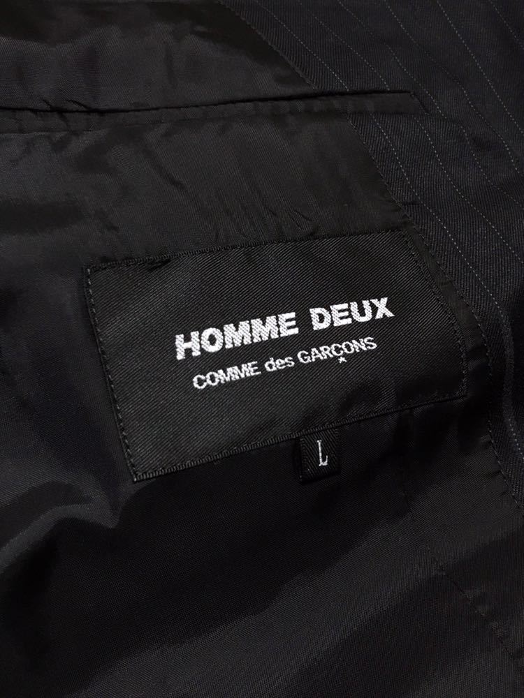 美品】COMME des GARCONS HOMME DEUX ストライプ テーラード