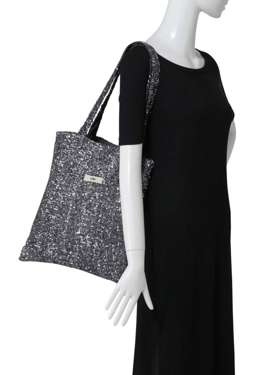 *Uhr /u-a*Spangle Tote Bag* silver *Spick and Span buy 