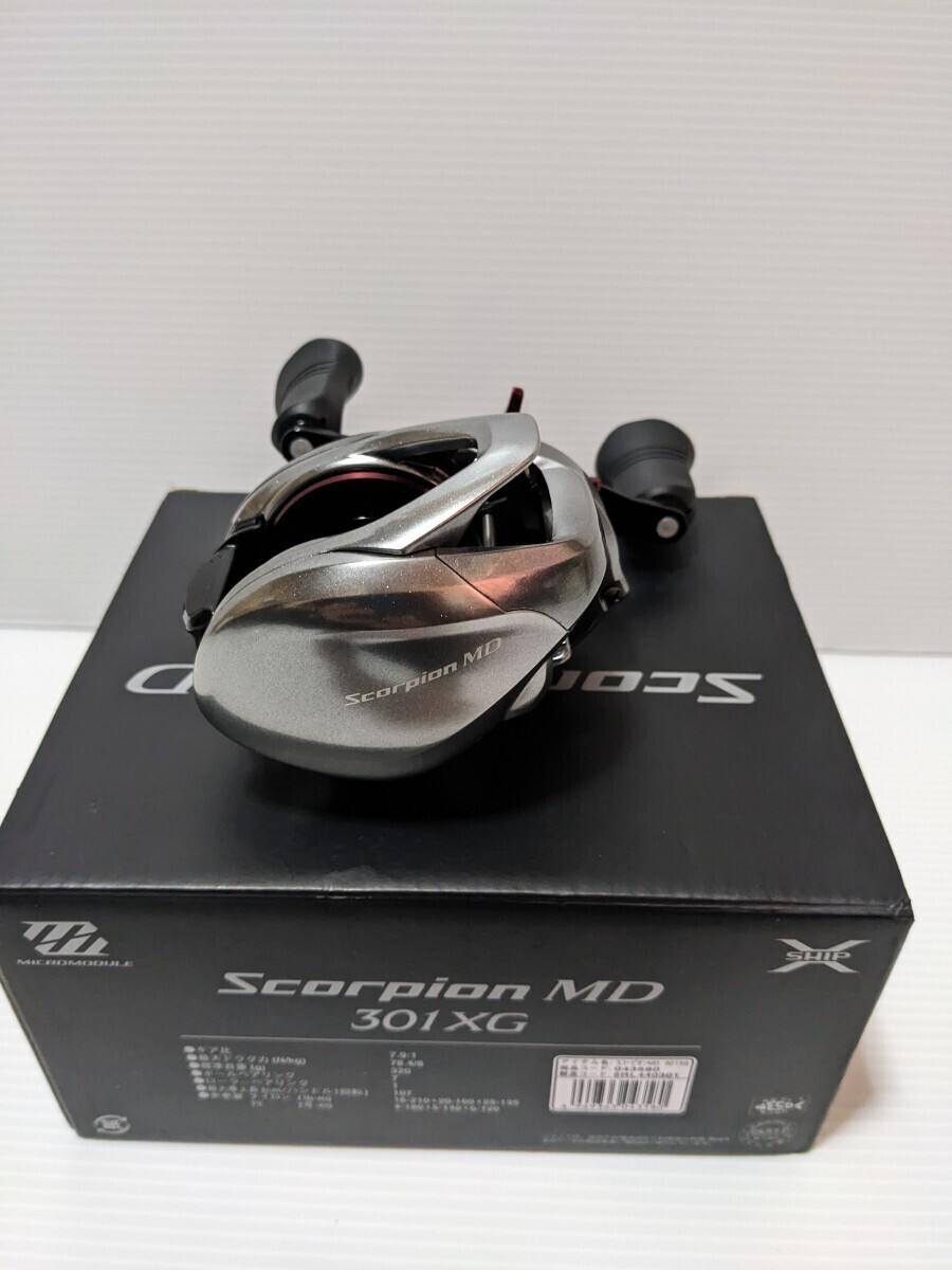 21 スコーピオンMD 301XG 新品未使用 シマノ ベイトリール 左 21 スコーピオンMD 301XG 新品未使用 シマノ ベイトリール 左