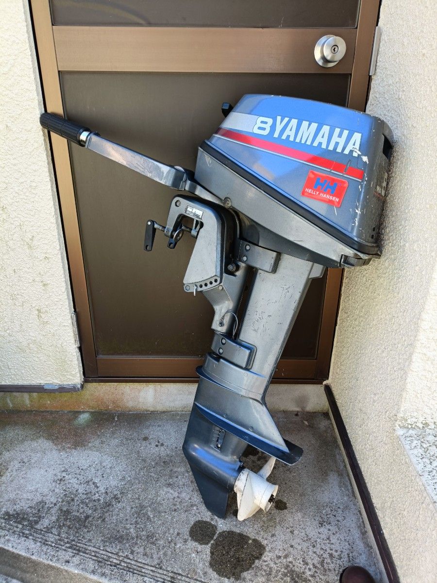 ヤマハ 船外機 8CM 8馬力 2スト S足 純正タンク付き 小型船舶用 ヤマハ 船外機 8CM 8馬力 2スト S足 純正タンク付き 小型船舶用