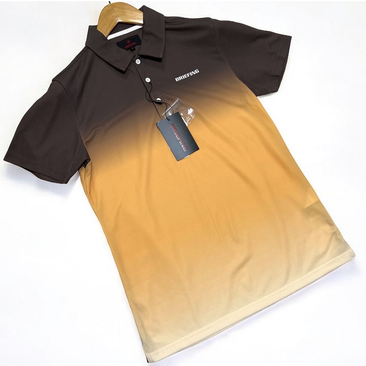 タグ付き】BRIEFING GOLF GRADATION SHIRT ブリーフィング タグ付き】BRIEFING GOLF GRADATION SHIRT ブリーフィング