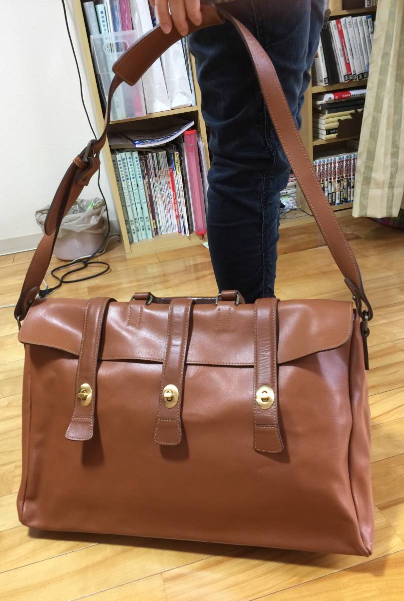  leather travel bag 