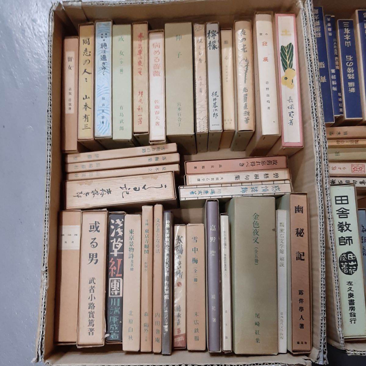 送料無料 通販 激安 ほるぷ出版 初版多め 約90冊 等 夏目漱石 芥川龍之介 名著復刻 複数作家