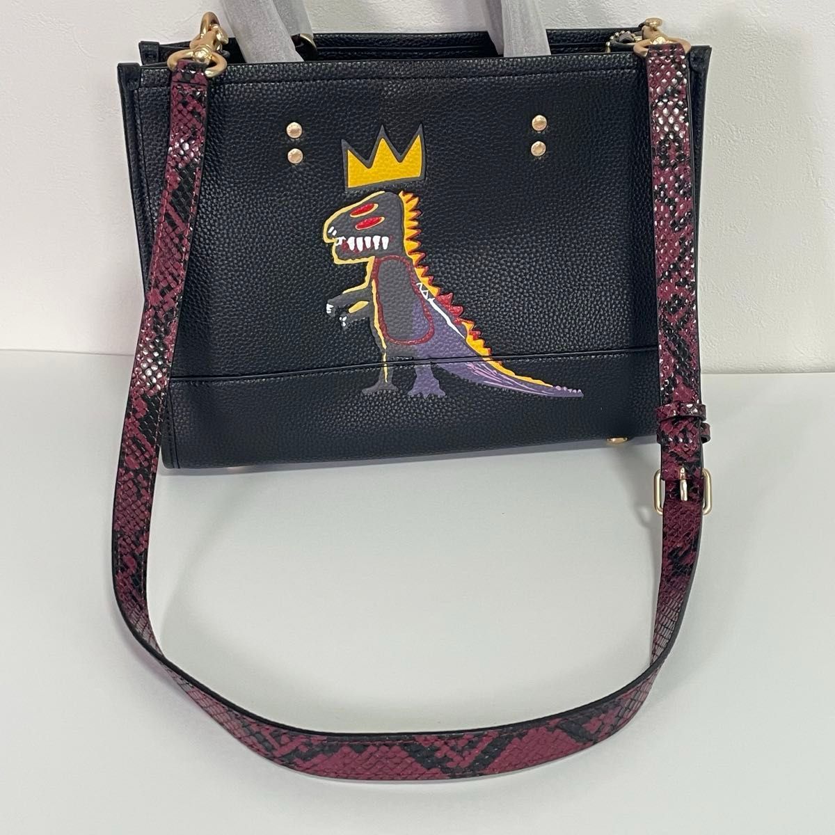 1点限り】未使用 COACH コーチ バスキア コラボ トート バッグ 1点限り】未使用 COACH コーチ バスキア コラボ トート バッグ