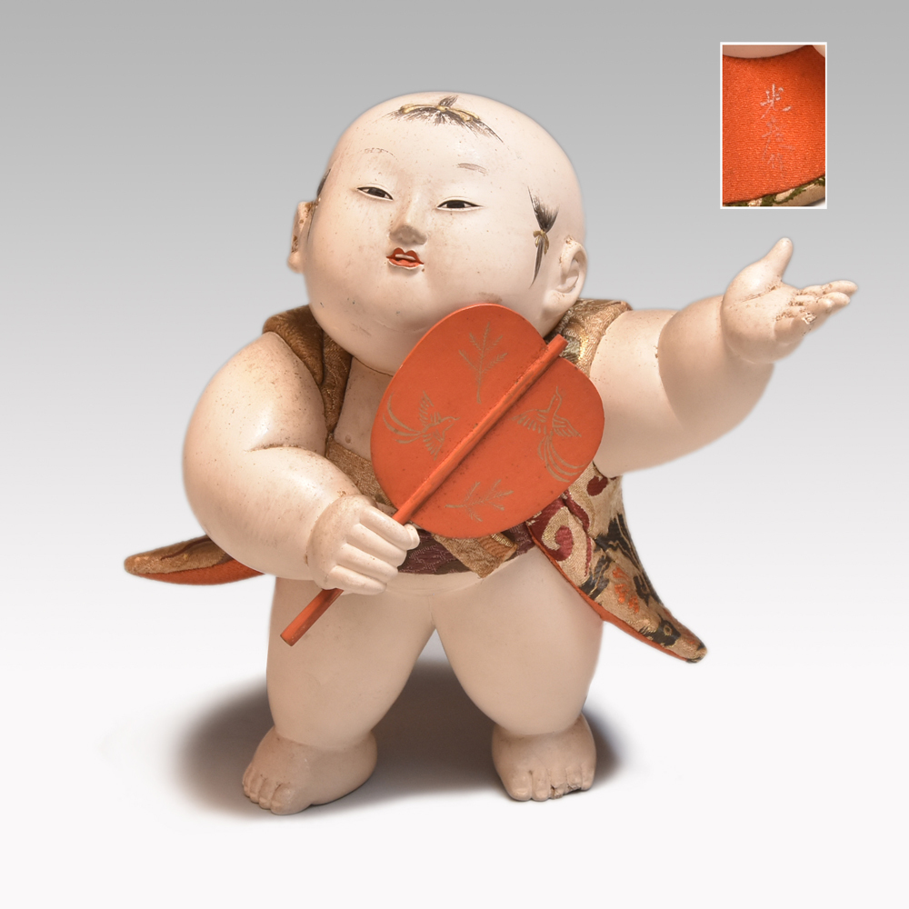 木目込人形 春木均夫 河内越 日本伝統工芸展出品作品 桐塑人形 木目込人形 春木均夫 河内越 日本伝統工芸展出品作品 桐塑人形