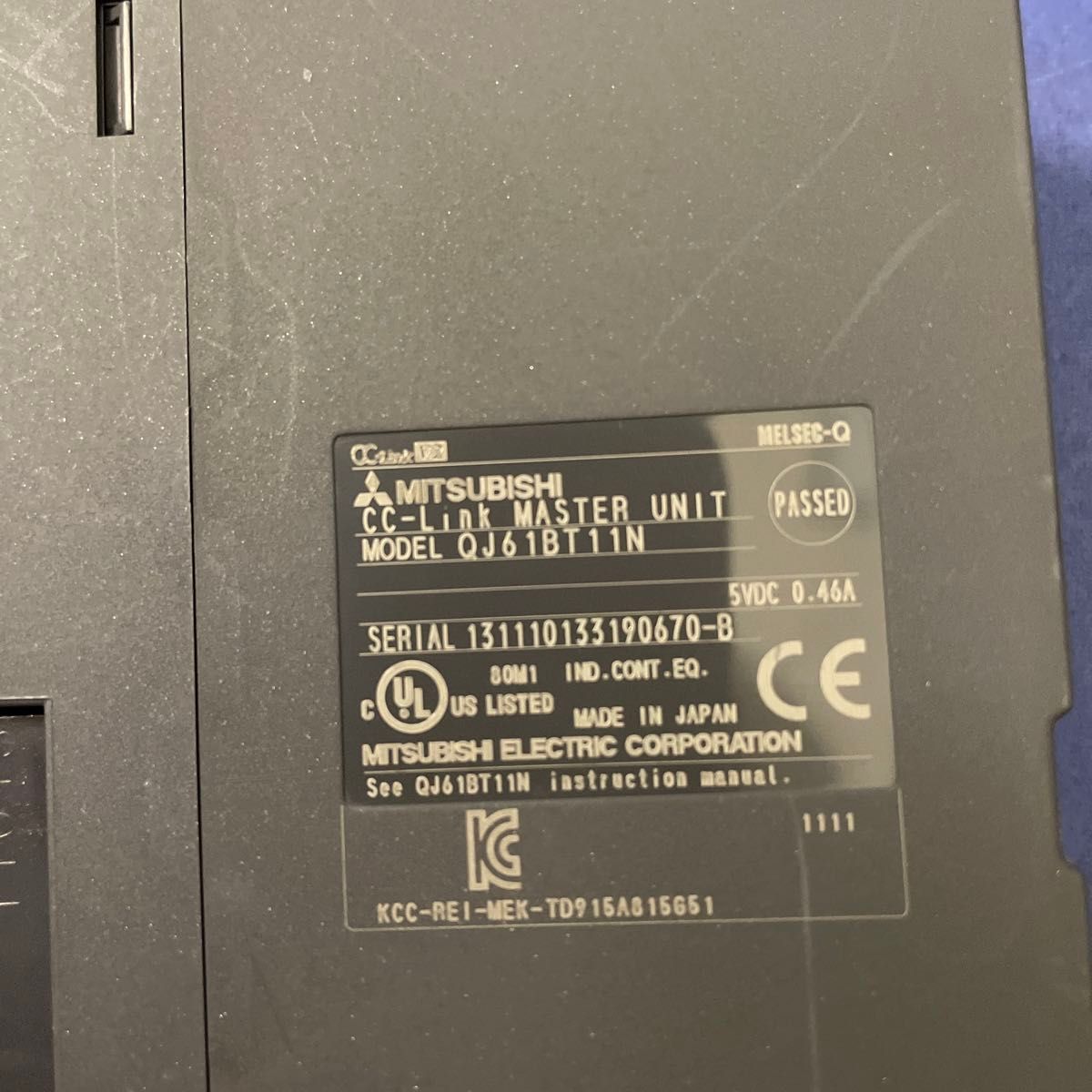 三菱電機 QJ61BT11N CC-Linkシステムマスタローカルユニット 二 三菱電機 QJ61BT11N CC-Linkシステムマスタローカルユニット 二