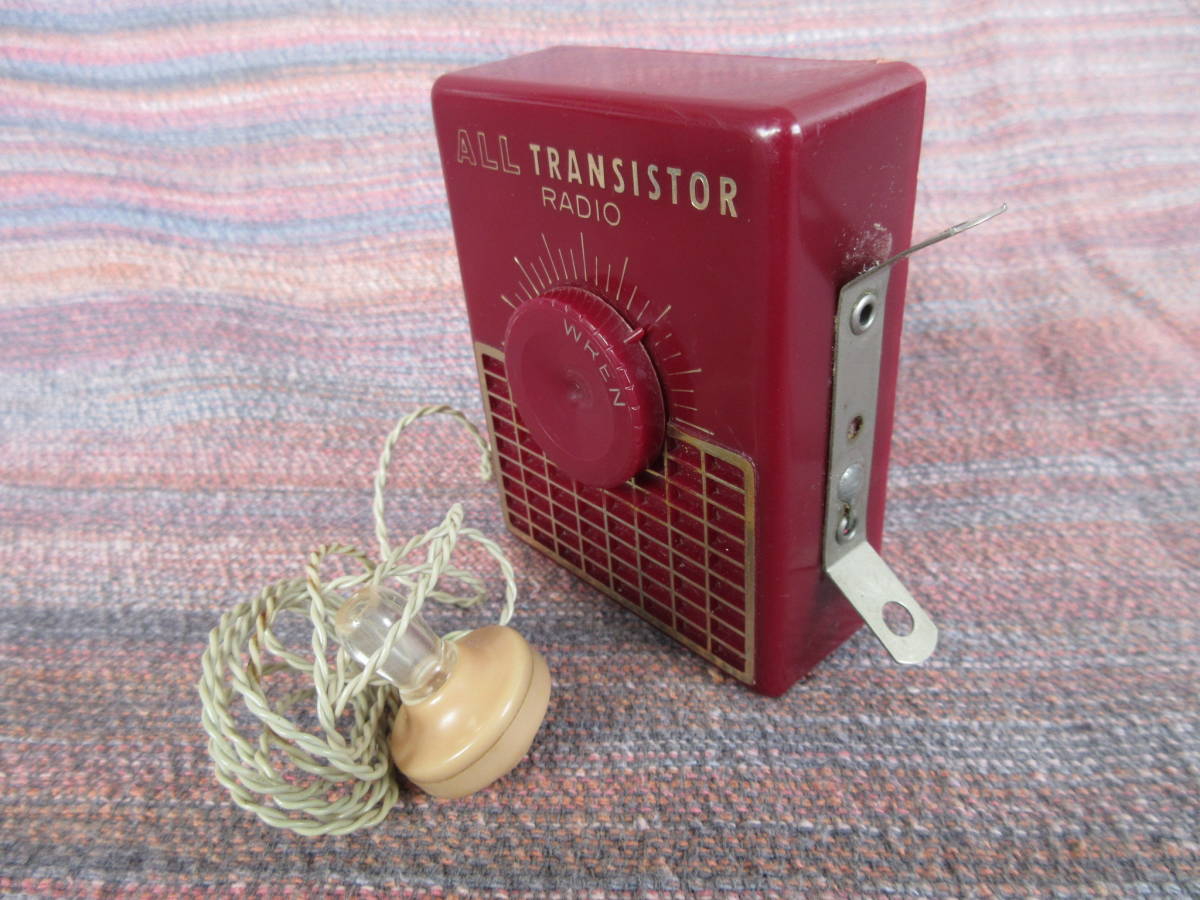 2 stone germanium transistor radio Showa Retro antique miscellaneous goods toy rare article 