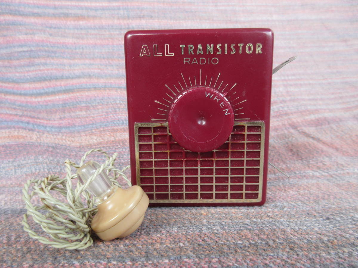 2 stone germanium transistor radio Showa Retro antique miscellaneous goods toy rare article 