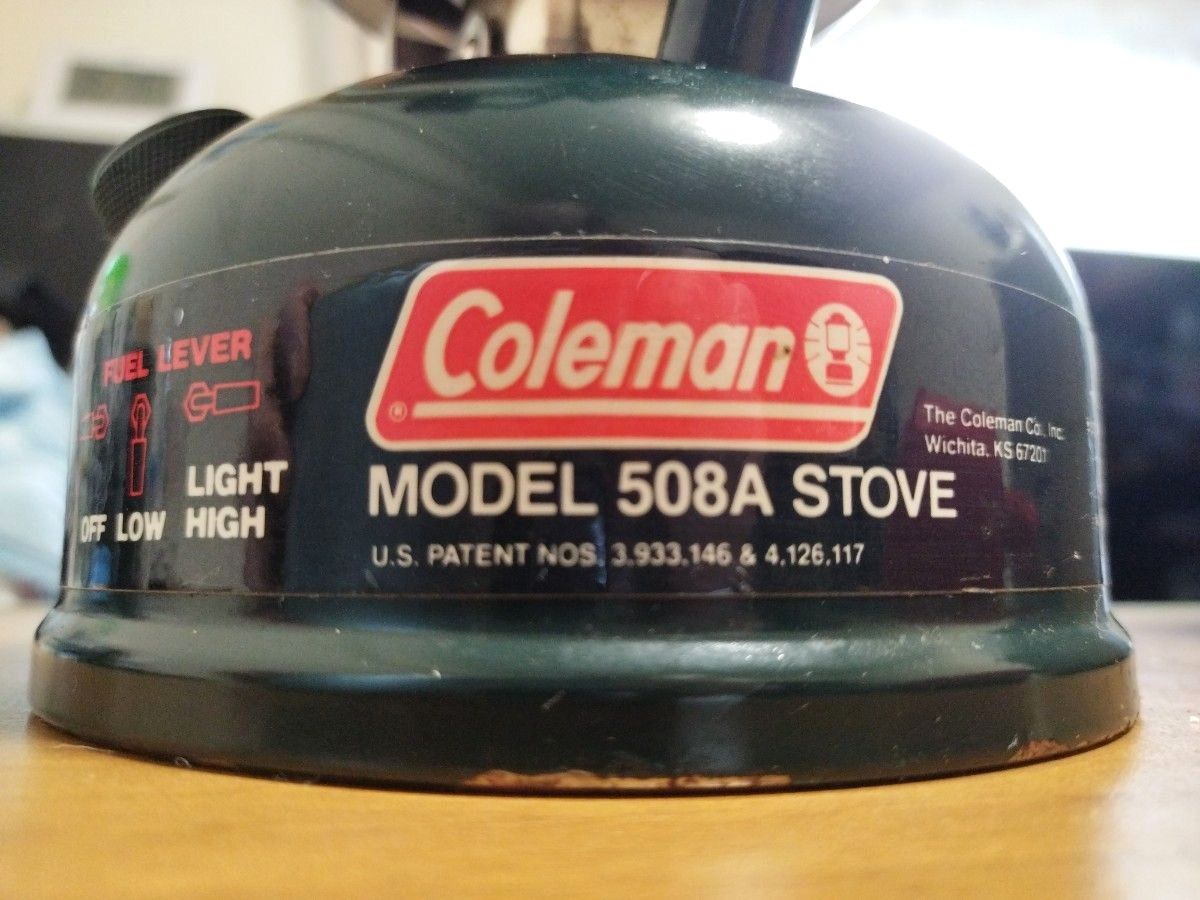 コールマン 508A シングルバーナー スポーツスター ケース付き コールマン 508A シングルバーナー スポーツスター ケース付き