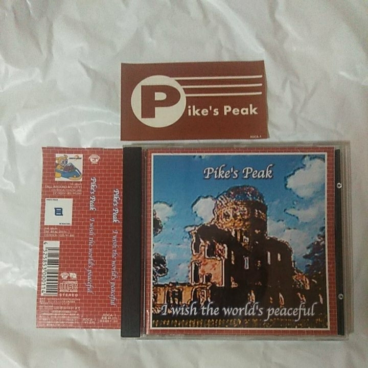 Pike's Peak /I wish the world's peaceful ミニアルバム 6曲収録 ステッカー付き_画像1