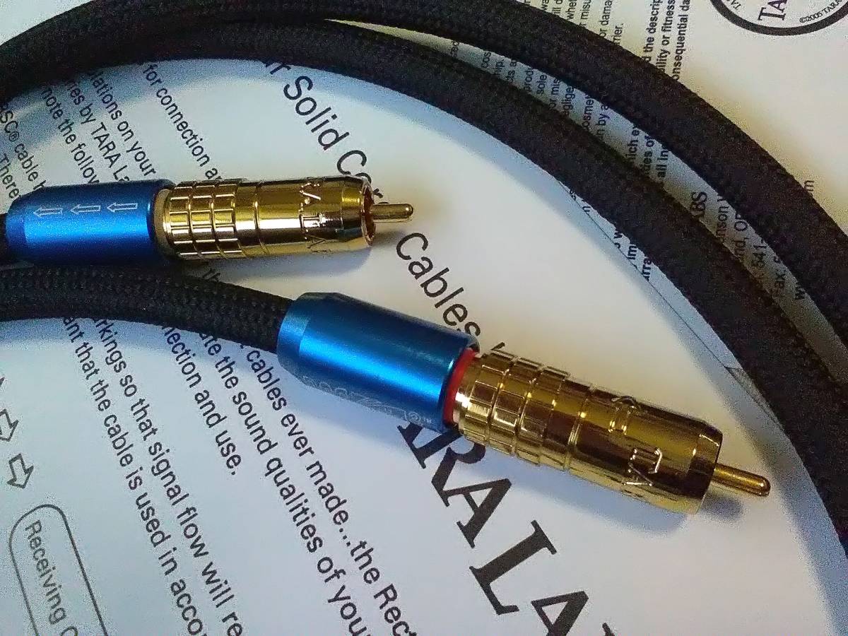 R-003 TaraLabs RSC SA-OF8N Copper インターコネクトRCA R-003 TaraLabs RSC SA-OF8N Copper インターコネクトRCA