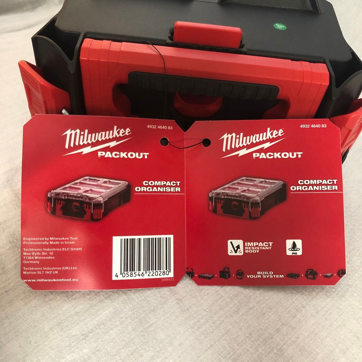 新品 Milwaukee パックアウト コンパクトオーガナイザー 新品 Milwaukee パックアウト コンパクトオーガナイザー