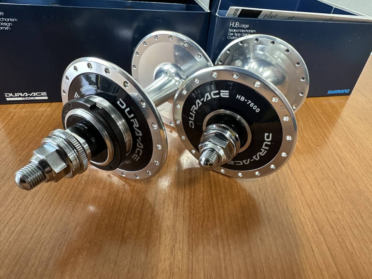 未使用品】SHIMANO DURA-ACE シマノ デュラエース ハブ前後 未使用品】SHIMANO DURA-ACE シマノ デュラエース ハブ前後