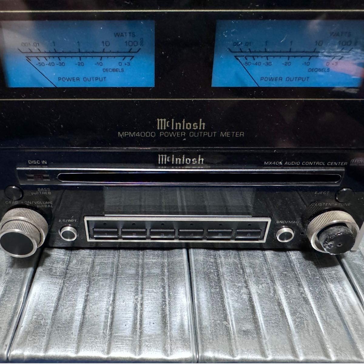マッキントッシュ mx406 mpm4000 パワーアウトプットメーター マッキントッシュ mx406 mpm4000 パワーアウトプットメーター