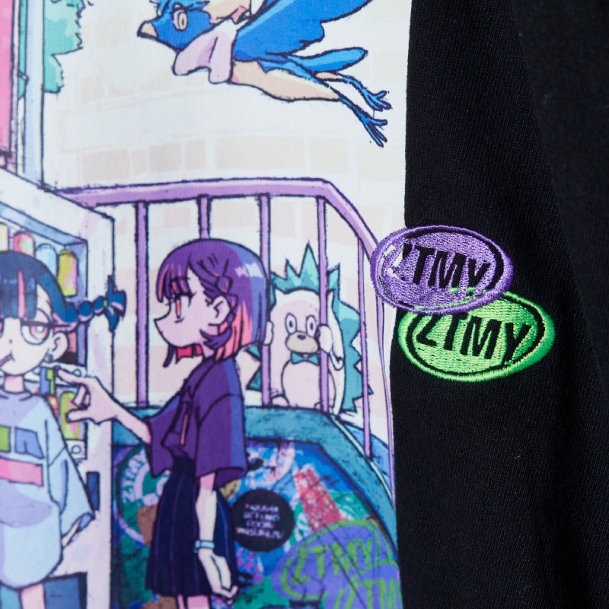 ずとまよ ずっと真夜中でいいのに 5th Tee 1 Tシャツ ブラック黒 ずとまよ ずっと真夜中でいいのに 5th Tee 1 Tシャツ ブラック黒
