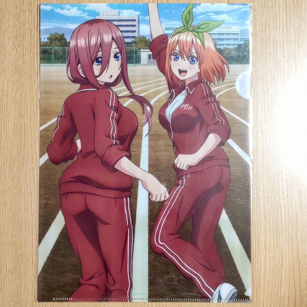 中野三玖 中野四葉 五等分の花嫁 A4サイズ クリアファイル 中野三玖 中野四葉 五等分の花嫁 A4サイズ クリアファイル