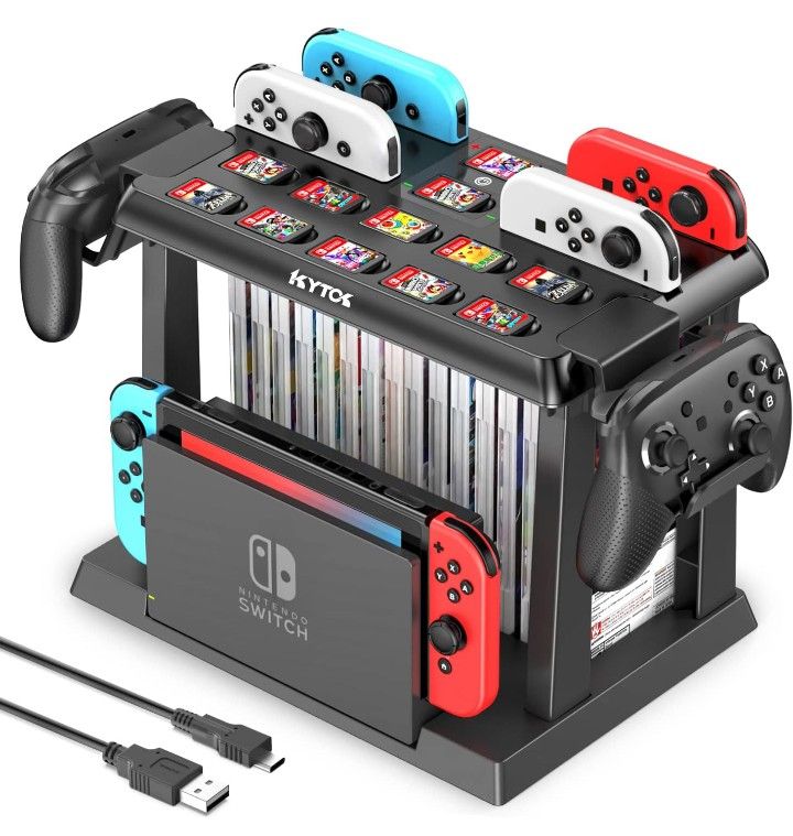 Switch本体有機EL JCホワイト 付属品完備 + PROコン 収納 Switch本体有機EL JCホワイト 付属品完備 + PROコン 収納