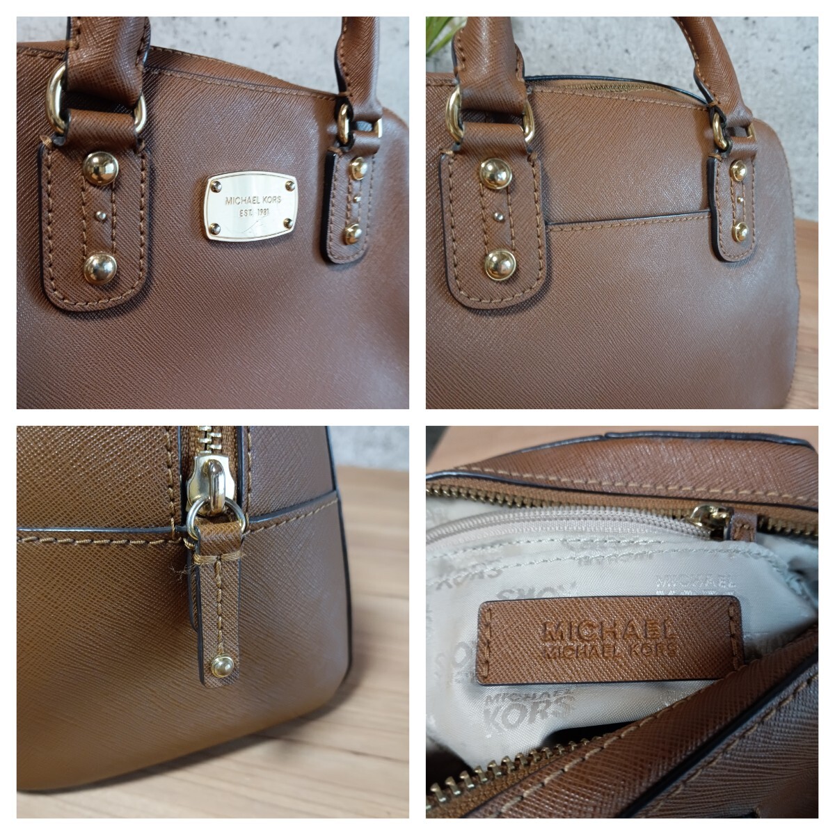 美品 MICHAEL KORS マイケルコース レザー 2way 斜め掛け 美品 MICHAEL KORS マイケルコース レザー 2way 斜め掛け