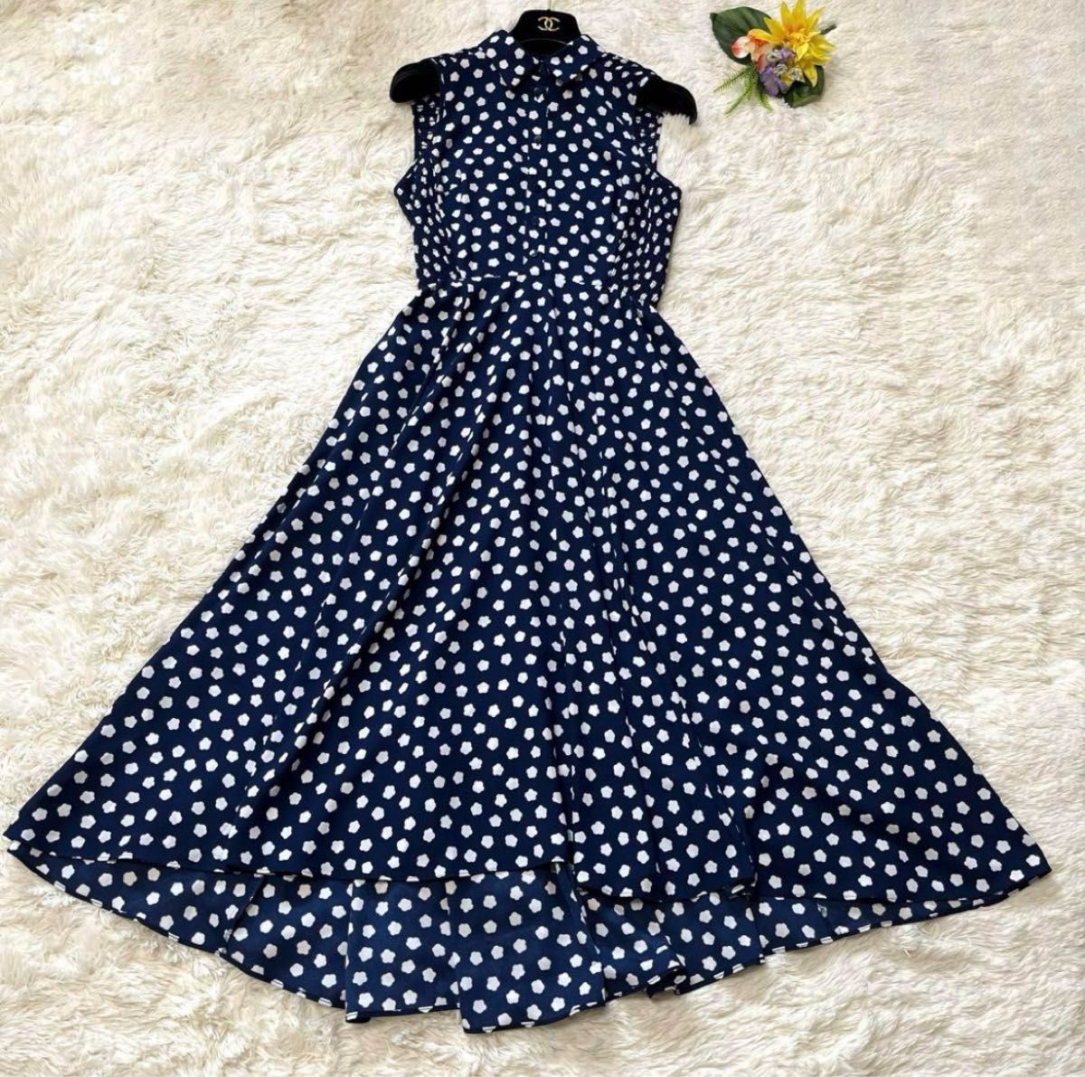 美品 ケイトスペード kate spade NEW YORK ロングワンピース 美品 ケイトスペード kate spade NEW YORK ロングワンピース