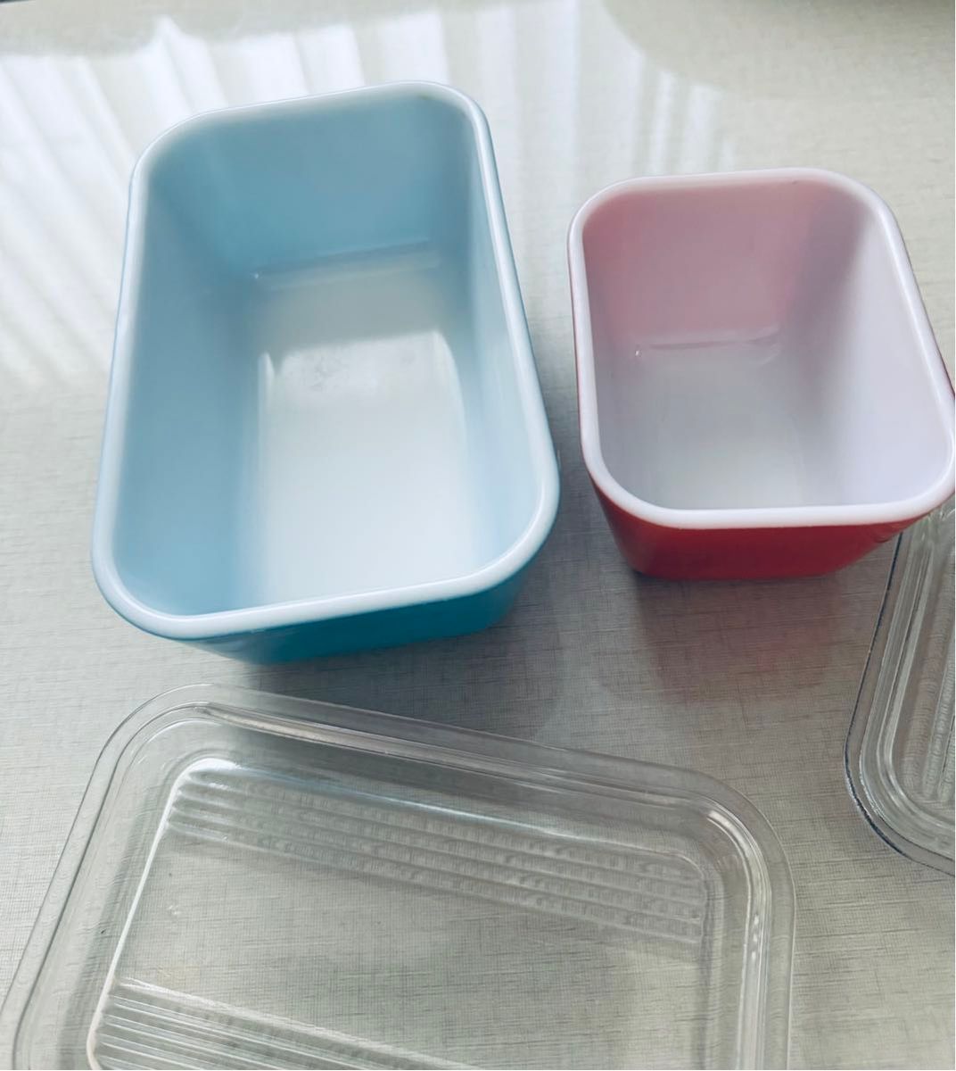 オールドパイレックス ガラス保存容器セット オールドパイレックス Pyrex 耐熱ガラス 長方形 レンジ 保存容器