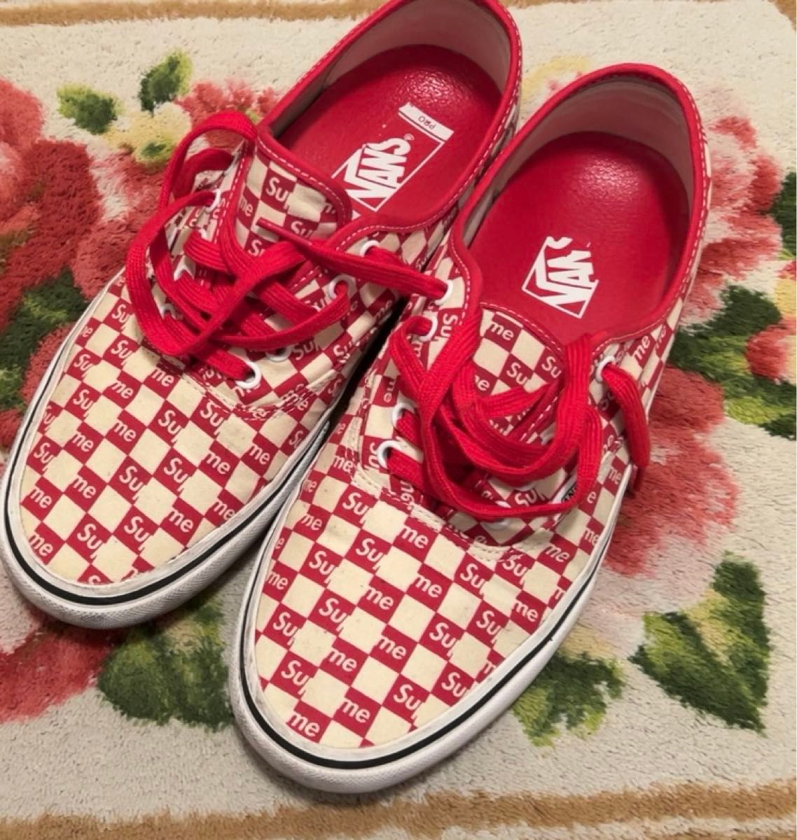 SUPREMEシュプリーム ×VANSバンズ Checker Logo Authentic Pro SUPREMEシュプリーム ×VANSバンズ Checker Logo Authentic Pro