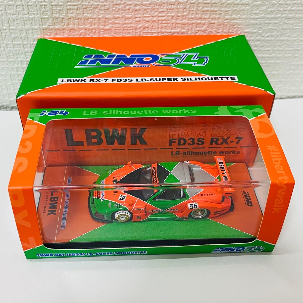 INNO64 LBWK FD3S RX-7 LBスーパーシルエット ミニカー INNO64 LBWK FD3S RX-7 LBスーパーシルエット ミニカー