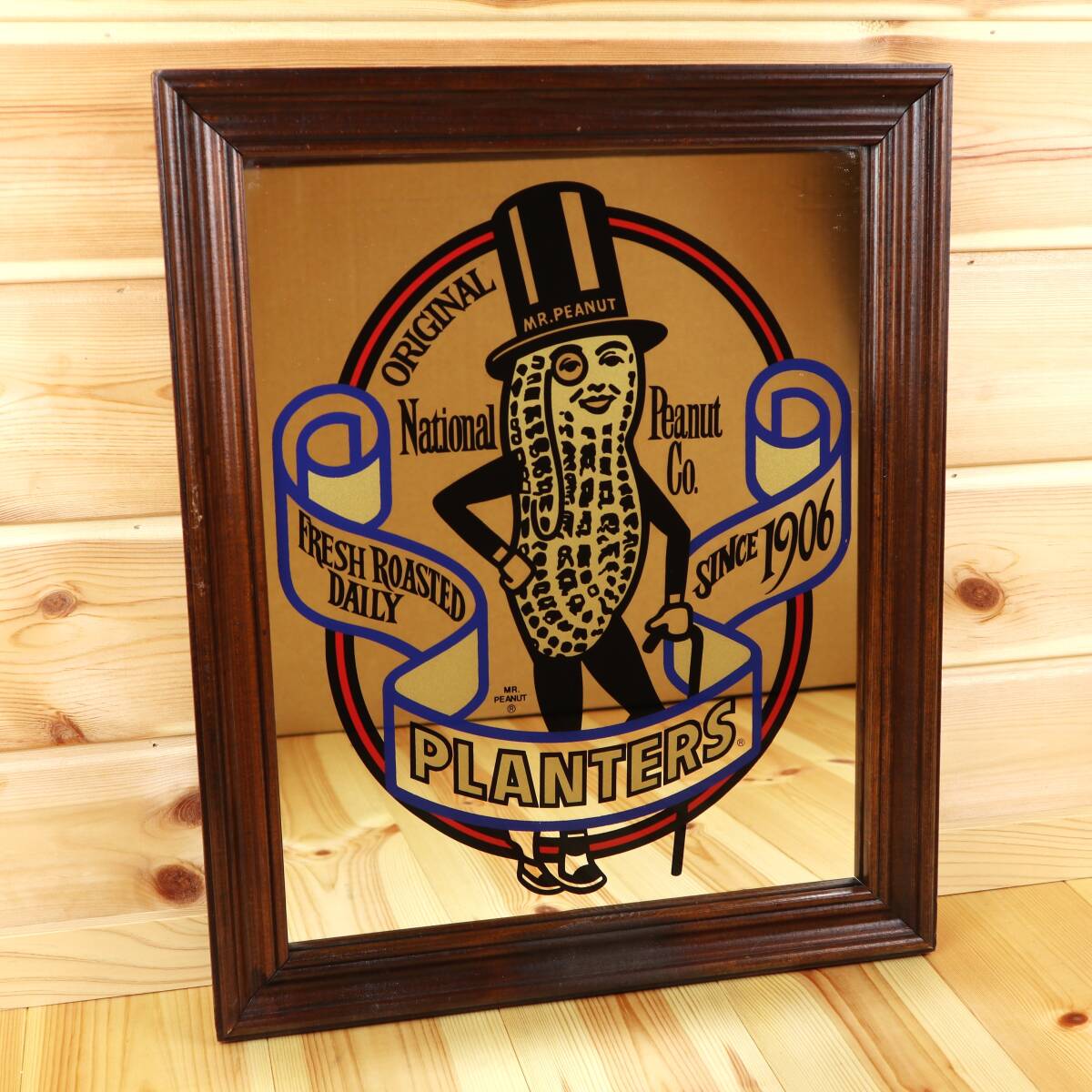 1980's MR PEANUT ミスターピーナッツ ビンテージ ミラー 鏡 1980's MR PEANUT ミスターピーナッツ ビンテージ ミラー 鏡