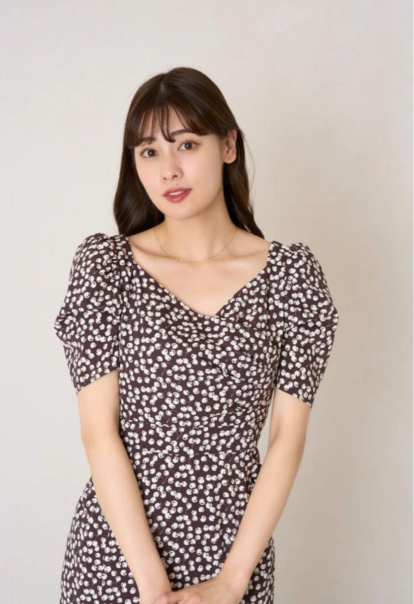 her lip to Cherry Pattern Cache-Coeur One-Piece Mサイズ her lip to Cherry Pattern Cache-Coeur One-Piece Mサイズ