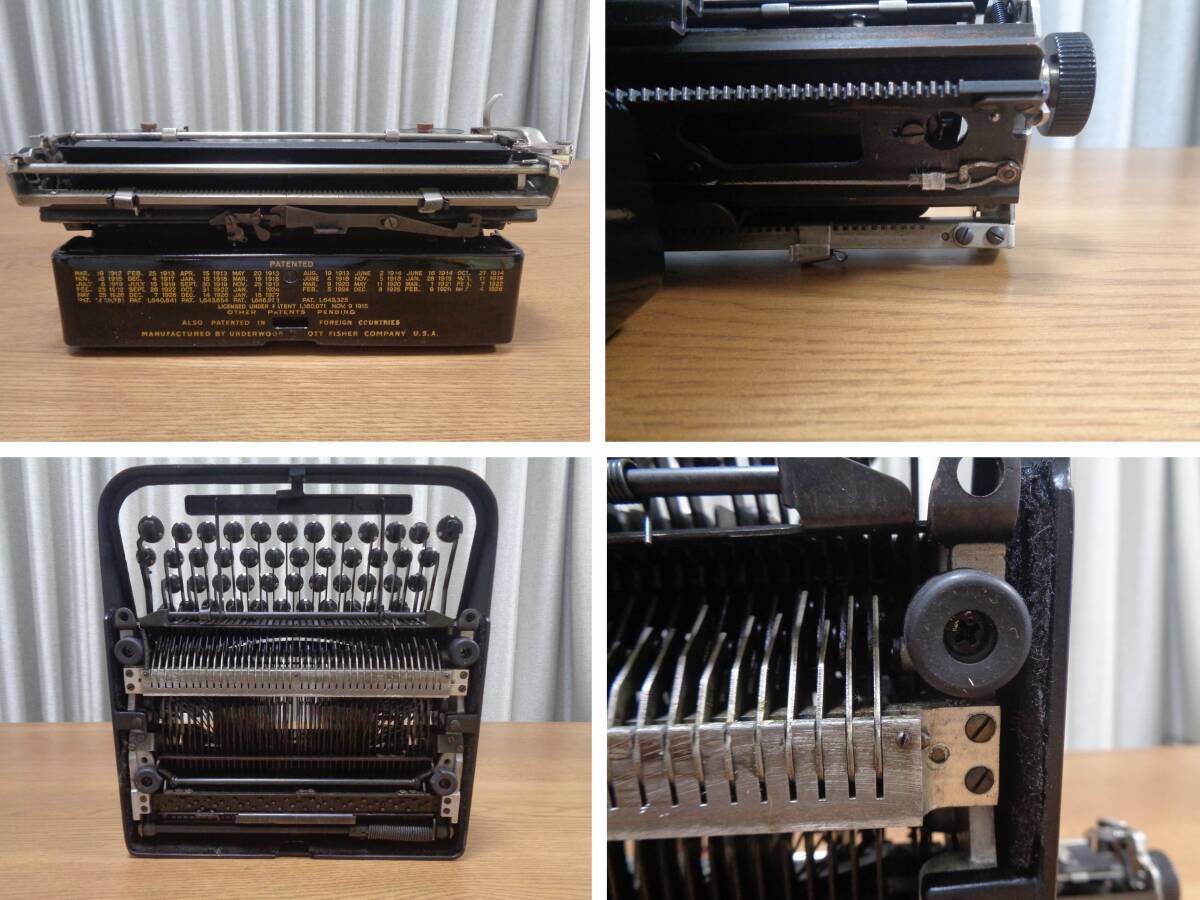実働品 UNDERWOOD STANDARD PORTABLE FOUR BANK アンダーウッド