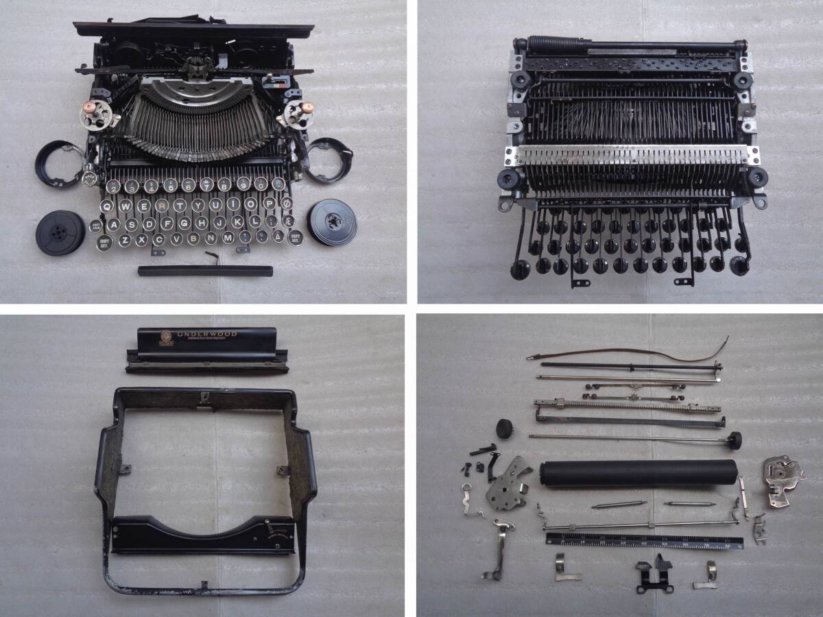 実働品 UNDERWOOD STANDARD PORTABLE FOUR BANK アンダーウッド 実働品 UNDERWOOD STANDARD PORTABLE FOUR BANK アンダーウッド