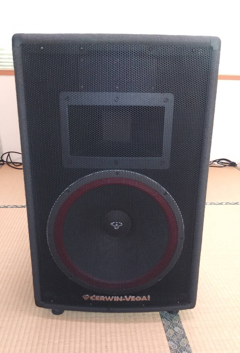 サーウィンベガ　CERWIN-VEGA　Ｖ-153　高音質／３WAY １５インチウーハー搭載　高能率／音圧レベル１０４db　８００Ｗ　送料無料　1台②