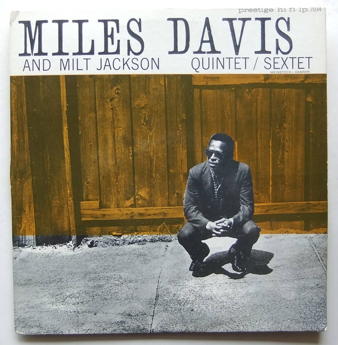 ◆ MILES DAVIS All Star Sextet / Quintet ◆ Prestige LP 7034 (yellow:NYC:dg:RVG) ◆_画像1